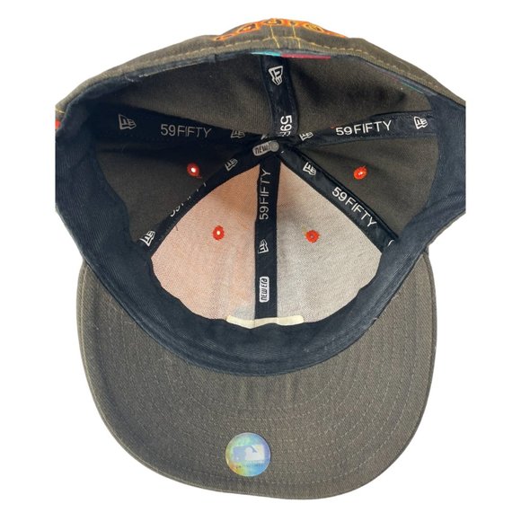 New Era Men's San Diego Padres Brown/Yellow Fitted Baseball Cap Hat Size 7 3/8 - Picture 4 of 6